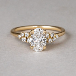 4 Carat Diamond Oval Ring